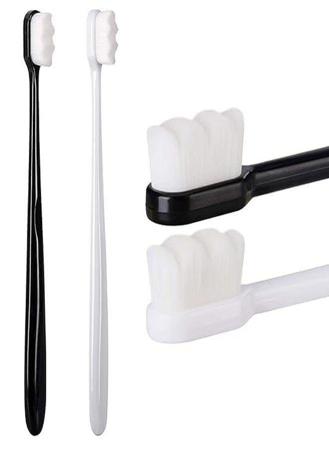 Glitzn Extra Soft Toothbrush, Ultra Soft-Bristled Adult Toothbrush Micro Nano 15000 Floss Bristle Good Cleaning Effect For Sensitive Teeth Gum Recession - Image 2